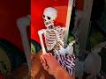 SHAKING HANDS WITH A SKELETON 🤣 #funny