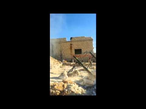 استهداف حاجز المداجن في ريف إدلب بقذائف الهاون من قبل لواء فجر الإسلام