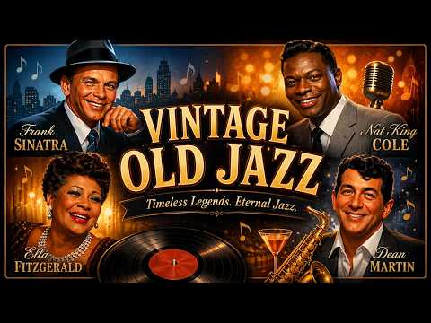 Nat King Cole, Ella Fitzgerald, Frank Sinatra, Dean Martin 🎙 Vintage Old Jazz 50's 60's 70's
