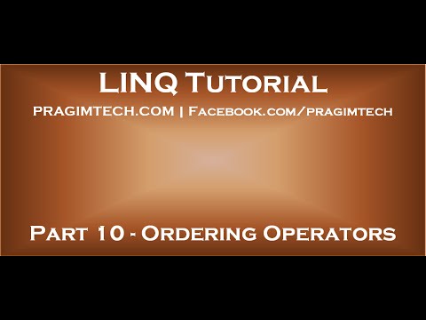 Part 1 What is LINQ