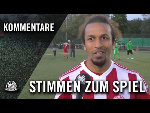 Die Stimmen zum Spiel (SG Rot-Weiss Frankfurt - Spvgg. 05 Oberrad, Kreispokalfinale Frankfurt)