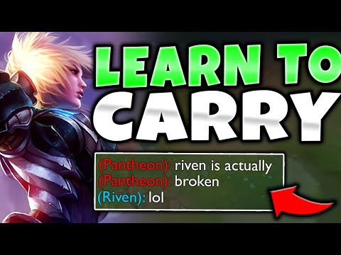 RIVEN TOP HOW TO 100% SHRED HARD MATCHUP PANTHEON! - S12 RIVEN GAMEPLAY! (Season 12 Riven Guide)