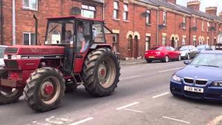 Vintage Charity tractor run through Milford Co Armagh