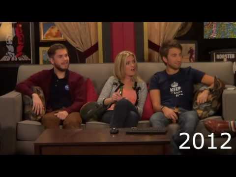 Burnie telling the cow counting story 4 years apart