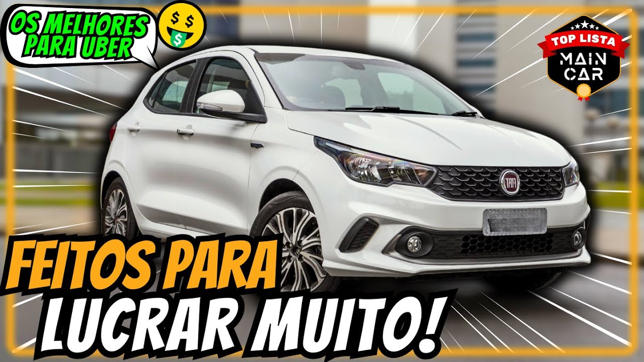 5 MELHORES carros para UBER em 2024 (+ BÔNUS)🔥