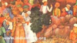 Sufi saint Abu'l Adyan praying on fire, Indian painting by Daulat