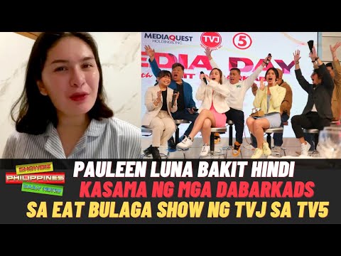 DAHILAN Bakit DI KASAMA si Pauleen sa Original Dabarkads ng Eat Bulaga sa TV5 nila Tito Vic at Joey