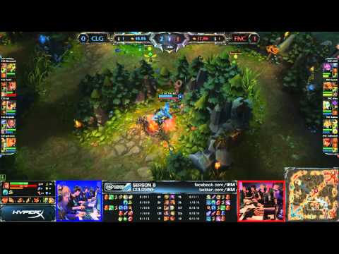 CLG vs Fnatic Game 2 | Semifinals at IEM Cologne 2013 Pro tournament | FNC vs CLG G2