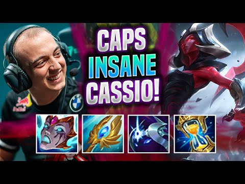 CAPS IS INSANE WITH CASSIOPEIA! - G2 Caps Plays Cassiopeia MID vs Rumble! | Patch 11.21