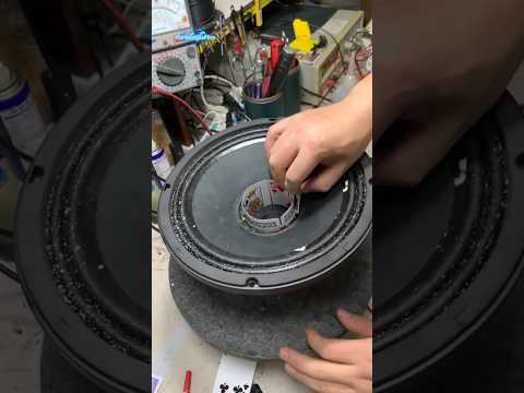 Diy speaker coil replacement - Quick and easy #diy #repair