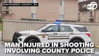 WATCH: Man injured after shooting involving Montgomery County police