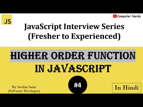 4. JavaScript Interview Question Higher Order Function | JavaScript Interview series in Hindi