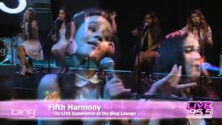 Fifth Harmony live at the Bing Lounge 14/08 - Want U Back/With Ur Love [Cher Lloyd cover]