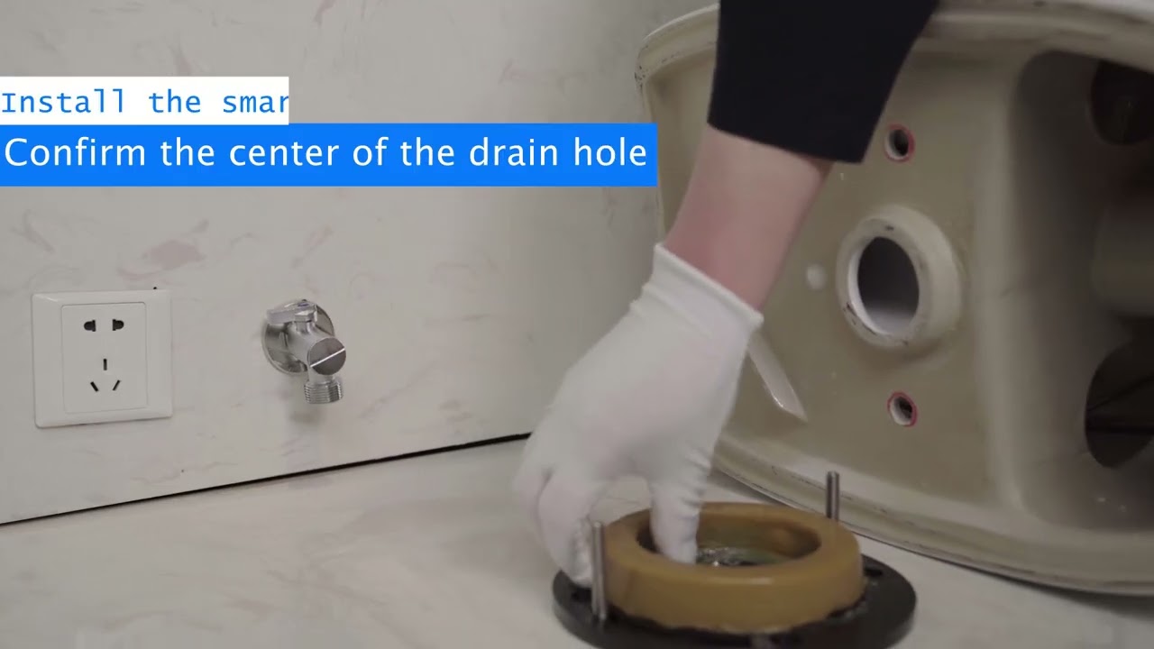 Smart toilet installation