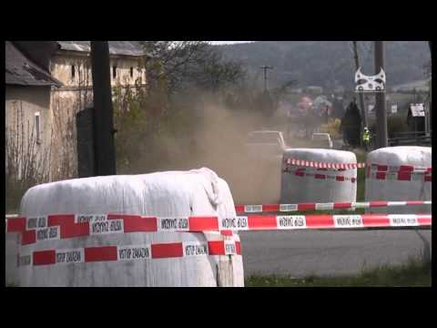 T.Kuciński T. Gołębiewski Mitsubishi Lancer Evo 9 24.4.2015 Rally Horovice