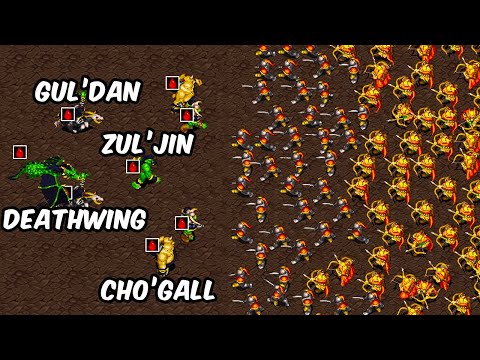 Horde Heroes VS Alliance Army - Warcraft 2 FIGHT CLUB