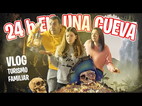 24 HORAS en ¡¡UNA CUEVA!! VIAJES en FAMILIA