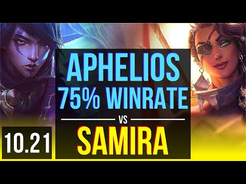 APHELIOS & Alistar vs SAMIRA & Leona (ADC) | 75% winrate, 17/5/14 | TR Grandmaster | v10.21