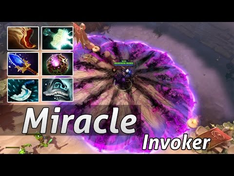 Exort Invoker Carry by Miracle Crazy Game Party MMR - Dota 2 Epic Moments