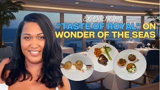 Discovering the BEST & WORST Meals on Wonder of the Seas | Solo Vlog pt. 3