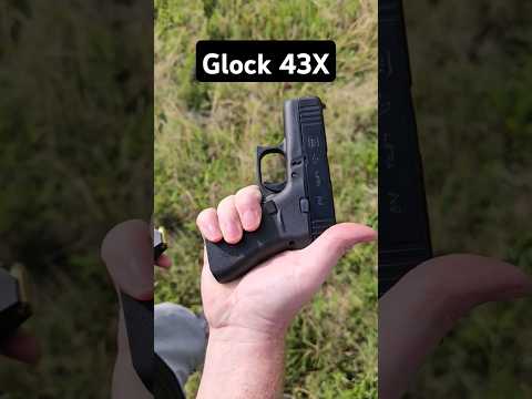 Glock 43x seems to be a popular EDC! Looks and shoots nice but a bit small for me! #shorts #viral