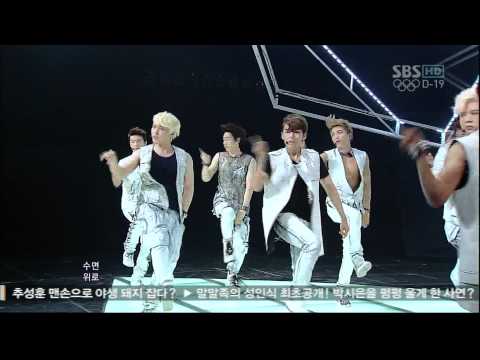 120708.SBS Super Junior comeback stage From U + Sexy,Free&Single.