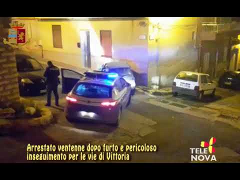 Tele Nova Speciale video furto e pericoloso inseguimento a Vittoria