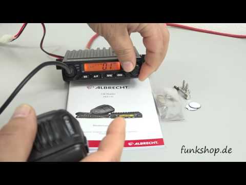ALBRECHT AE 6110 - Der Powerzwerg! Ein CB-Funkgerät im Slim-Line Format.