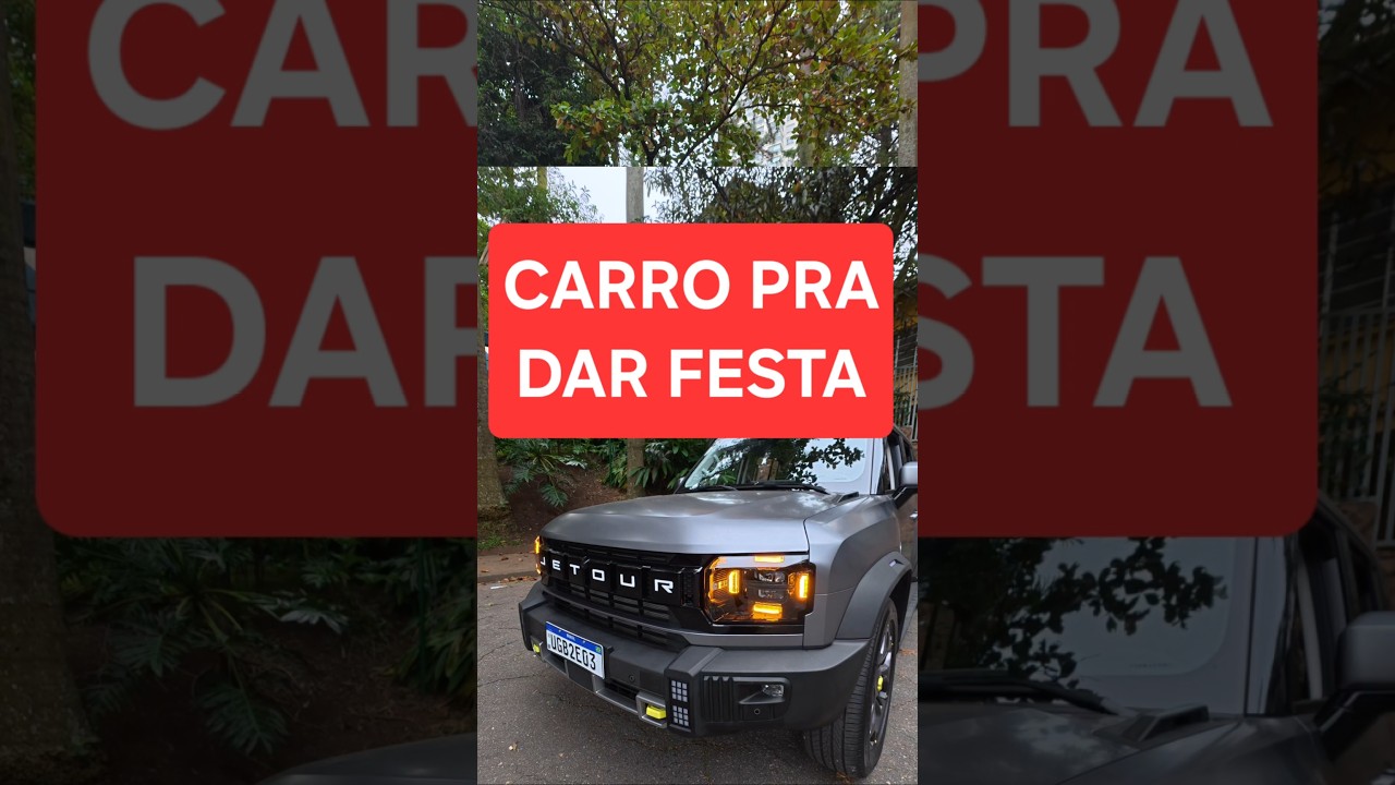 Jetour t2 dá a festa pra tu