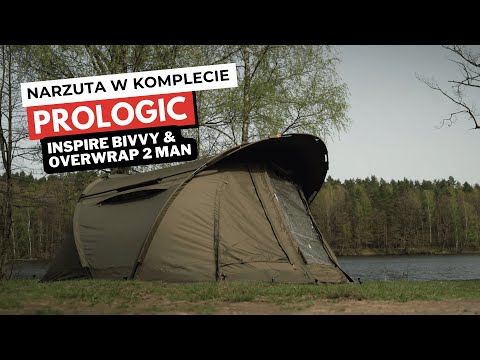 Namiot karpiowy z narzutą w komplecie - Prologic Inspire Bivvy & Overwrap 2 Man