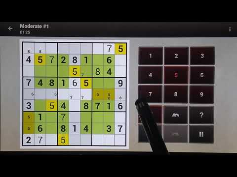 Sudoku Solver -  Watch As I Solve A Medium Level Square Sudoku Puzzle #1