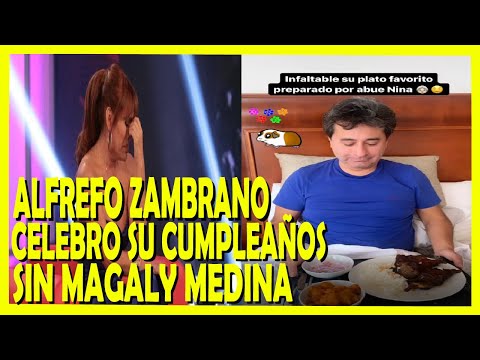 NOTARIO ALFREDO ZAMBRANO CELEBRO SU CUMPLEAÑOS SIN MAGALY MEDINA