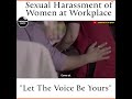 women harassment at work place