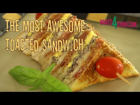 The Most Awesome Toasted Sandwich. A Gourmet Toasted Sandwich Inspired by the East.