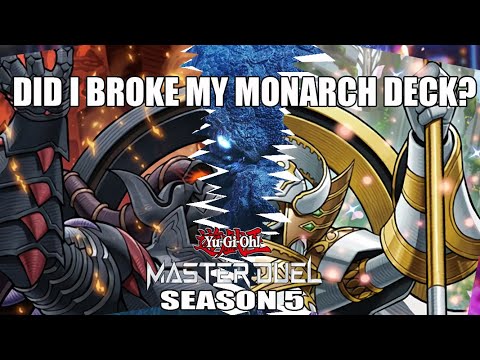 Yugioh Master Duel Season 5 Platinum Rank Monarch Did I Broke My Monarch Deck
