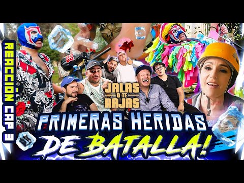 LolitaCortés, gotcha, congelados y PiñataHumana. JALAS O TE RAJAS cap3 videoreaccion/detrásDeCámaras