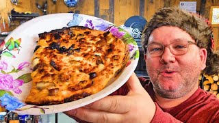Outdoor Pizza In The Newfoundland Cold