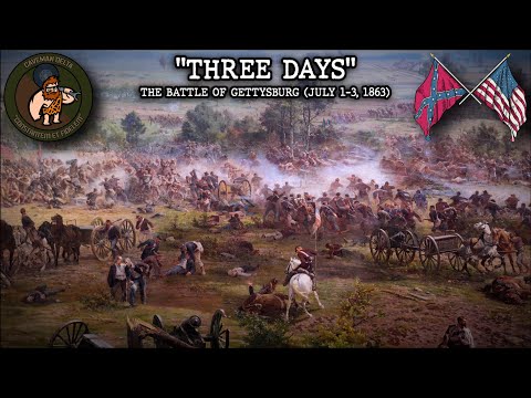 [AI MUSIC] "Three Days" | The Battle of Gettysburg (July 1-3, 1863) | Caveman Delta