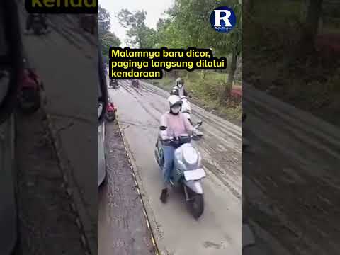 Malam Dicor, Pagi Langsung Rusak Lagi