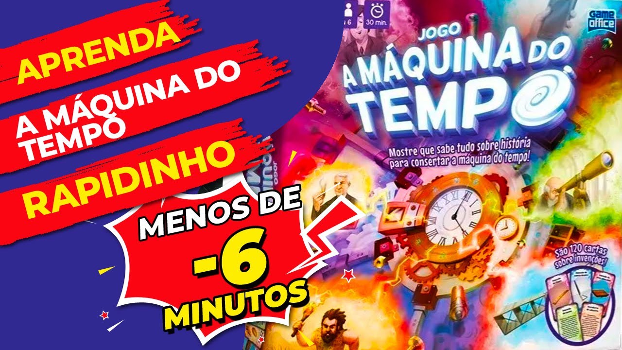 A MÁQUINA DO TEMPO - Jogo educativo que vale a pena conferir