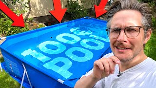 Ich habe den billigsten Pool gekauft! (Bestway Steel Pro)