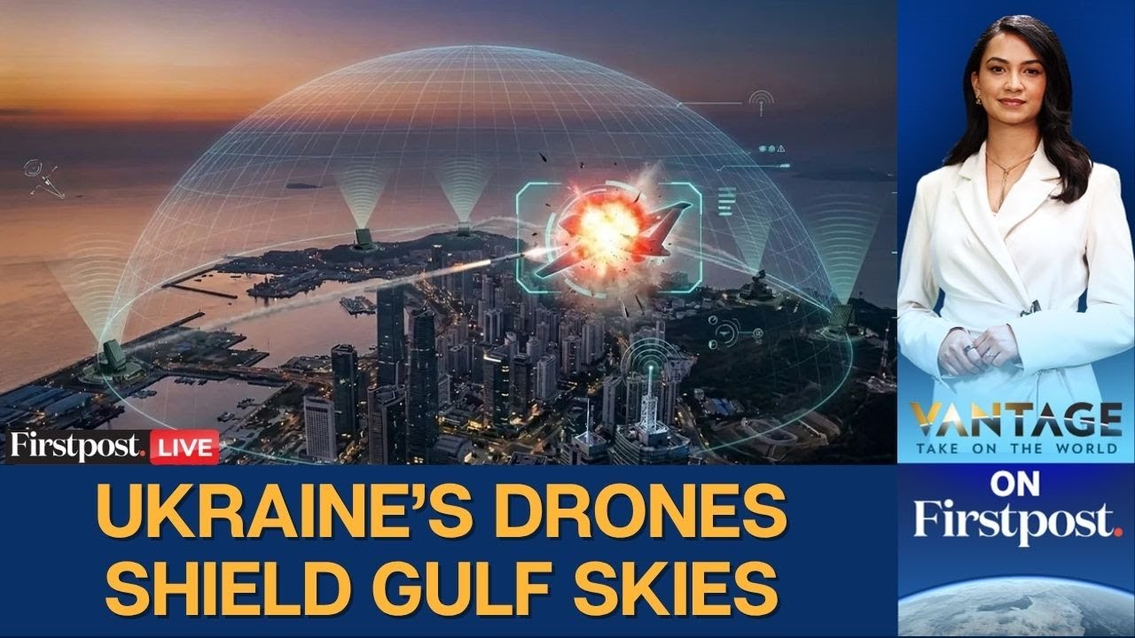 LIVE: Ukraine Anti-Drone System Shields US Bases in Gulf From Iran Attacks | Vantage on Firstpost