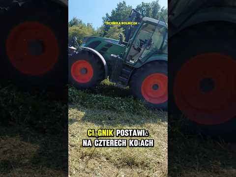 Ciężka maszyna uniosła ciągnikiem #short #shorts #rolnictwo #agriculture #ciągniki #ciągnik