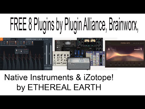 LIMITED TIME 8 FREE Plugins by Plugin Alliance, Brainworx, Native Instruments &  iZotope!