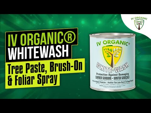 IV Organic® WhiteWash: Tree Paste, Brush-On & Foliar Spray