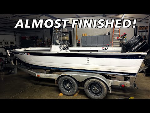 Our Catfish Boat Build Is Almost Complete! (Transom, Floor & Wiring)