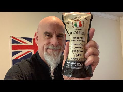 Hot Sopressata by San Guiseppe Salami Co.! So excited about reviewing this!