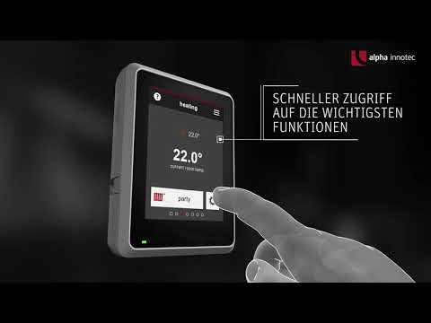 RBE+ Die neue Raumbedieneiheit für alpha innotec Wärmepumpen
