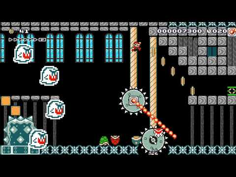 Mansion Escape for Diddle (22s): Beating Super Mario Maker's SUPER EXPERT Levels!