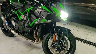 Download lagu Kawasaki ZH2   Austin racing exhaust idle neutral sound mp3